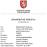 Inspekční zpráva ČŠI